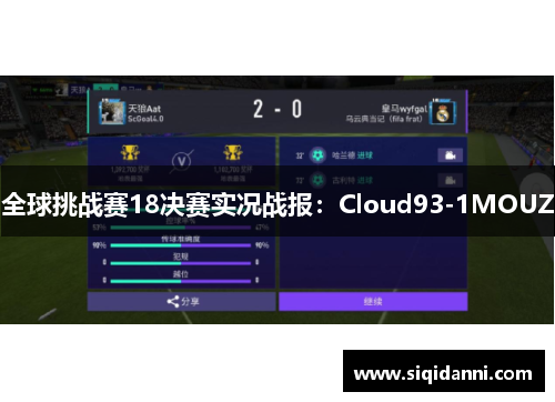 全球挑战赛18决赛实况战报：Cloud93-1MOUZ